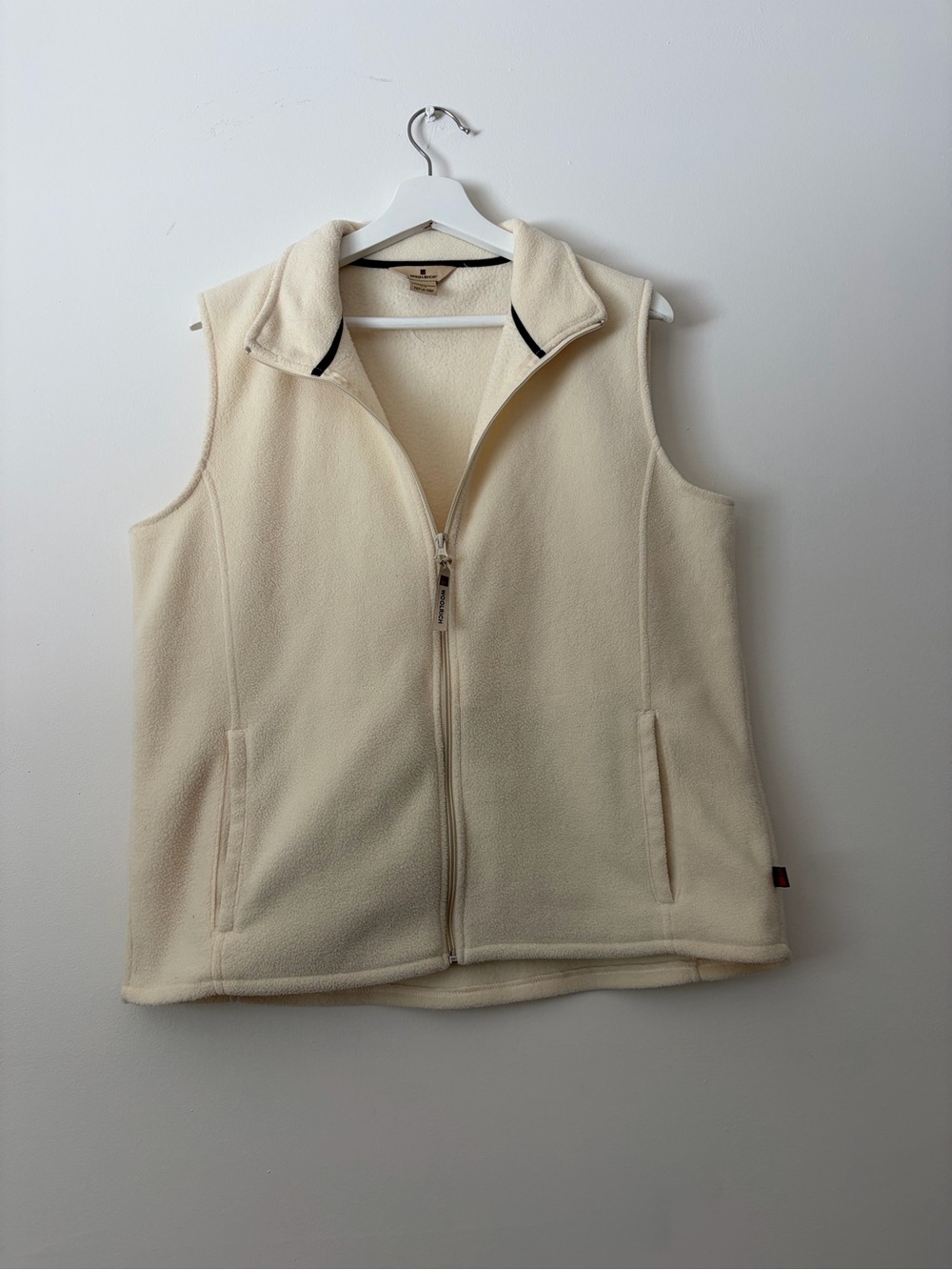 Women's Butter Yellow Fleece Zip-Up Vest